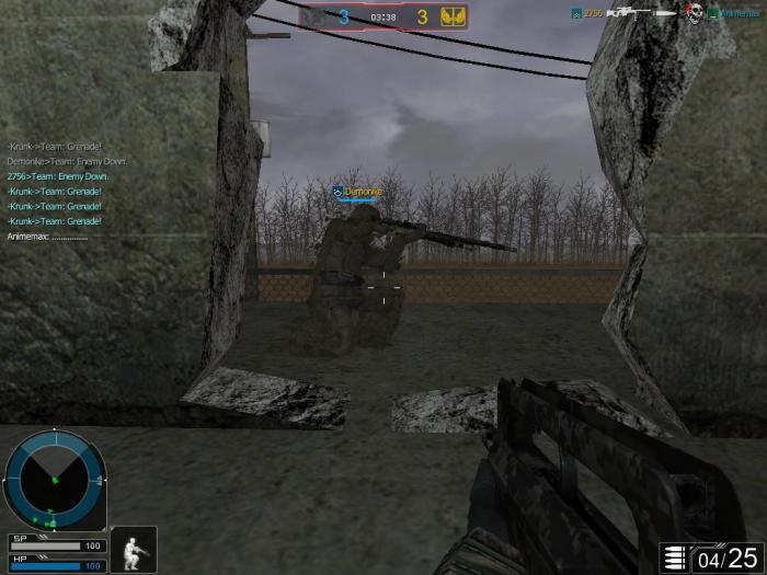 Online shooting games